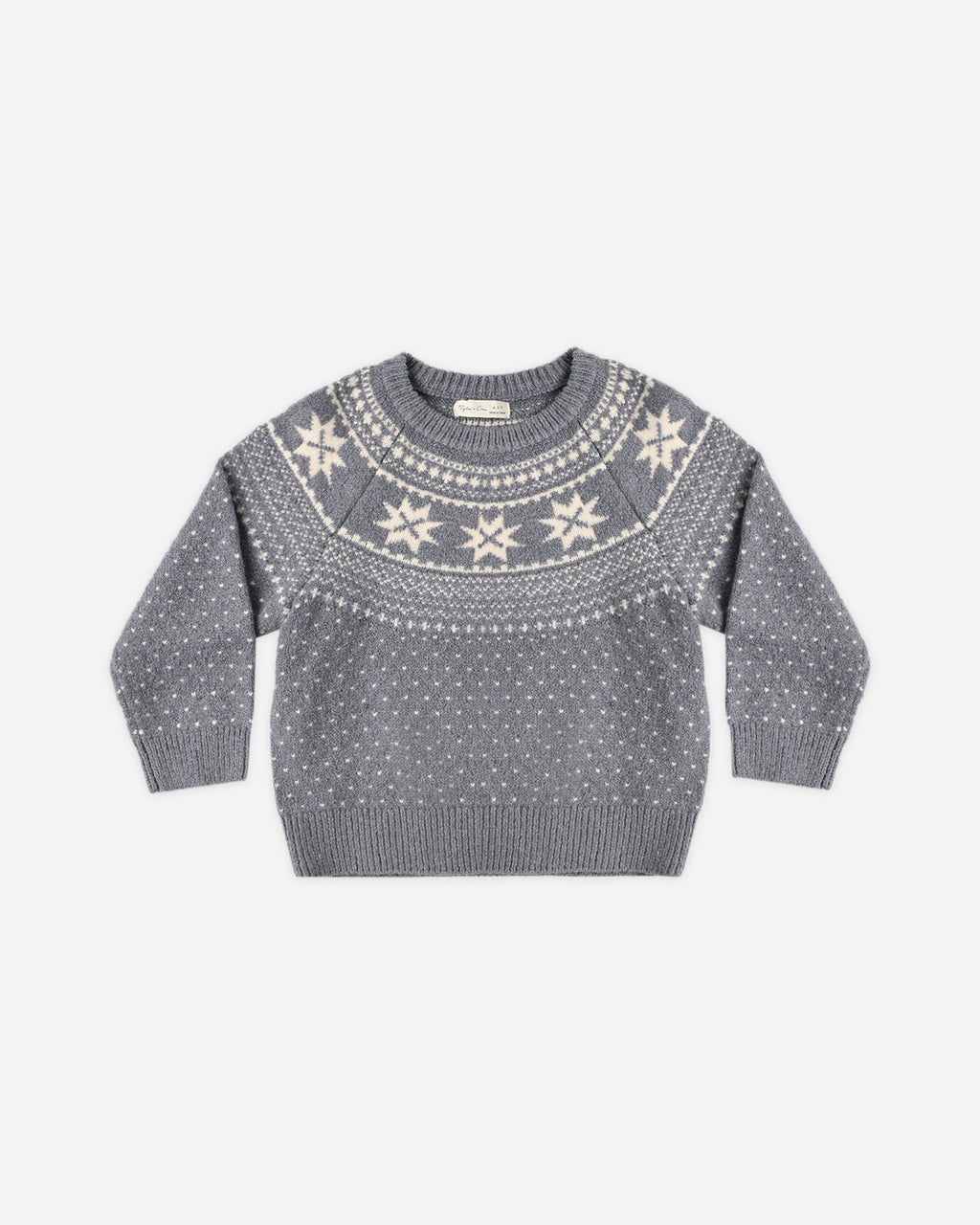 Fair Isle Sweater || Slate