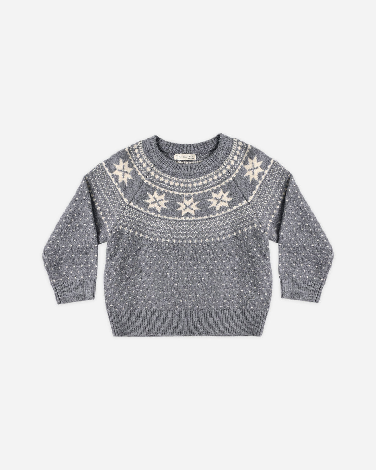 Fair Isle Sweater || Slate