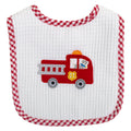 Applique Bib - Firetruck