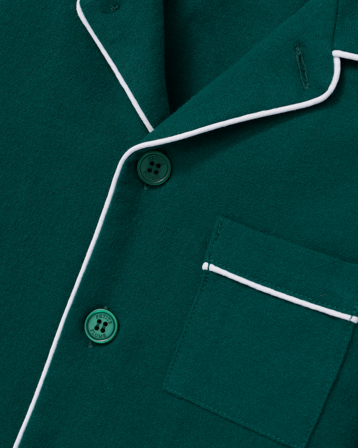 Flannel PJ Set - Hunter Green