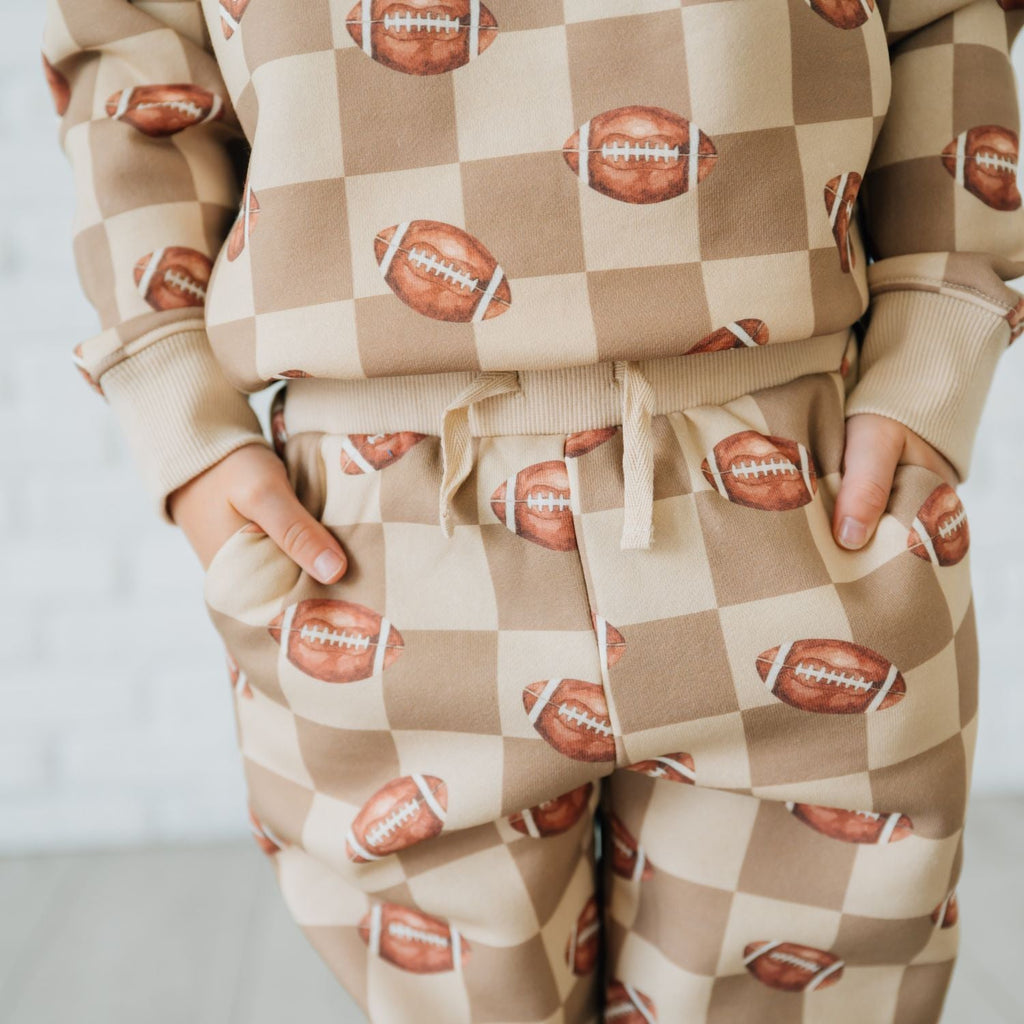 Football Checkered Joggers