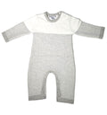 Seed Stitch Knit Romper - Gray