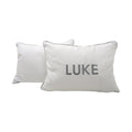 Baby Pillow - Gray Check