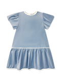 Harper Dress - Blue Velvet