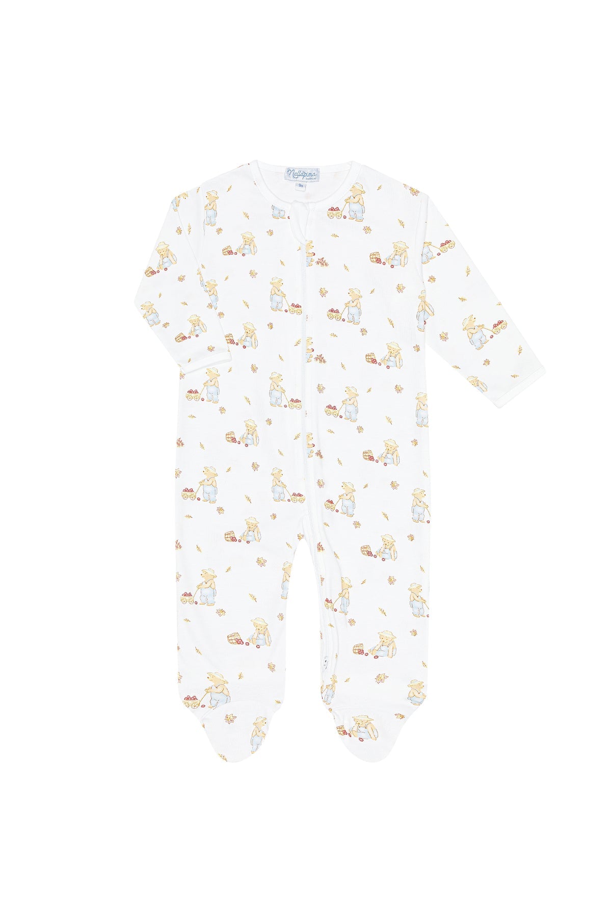 Harvest Time Zipper Footie