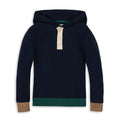 Organic Henley Sweater Hoodie