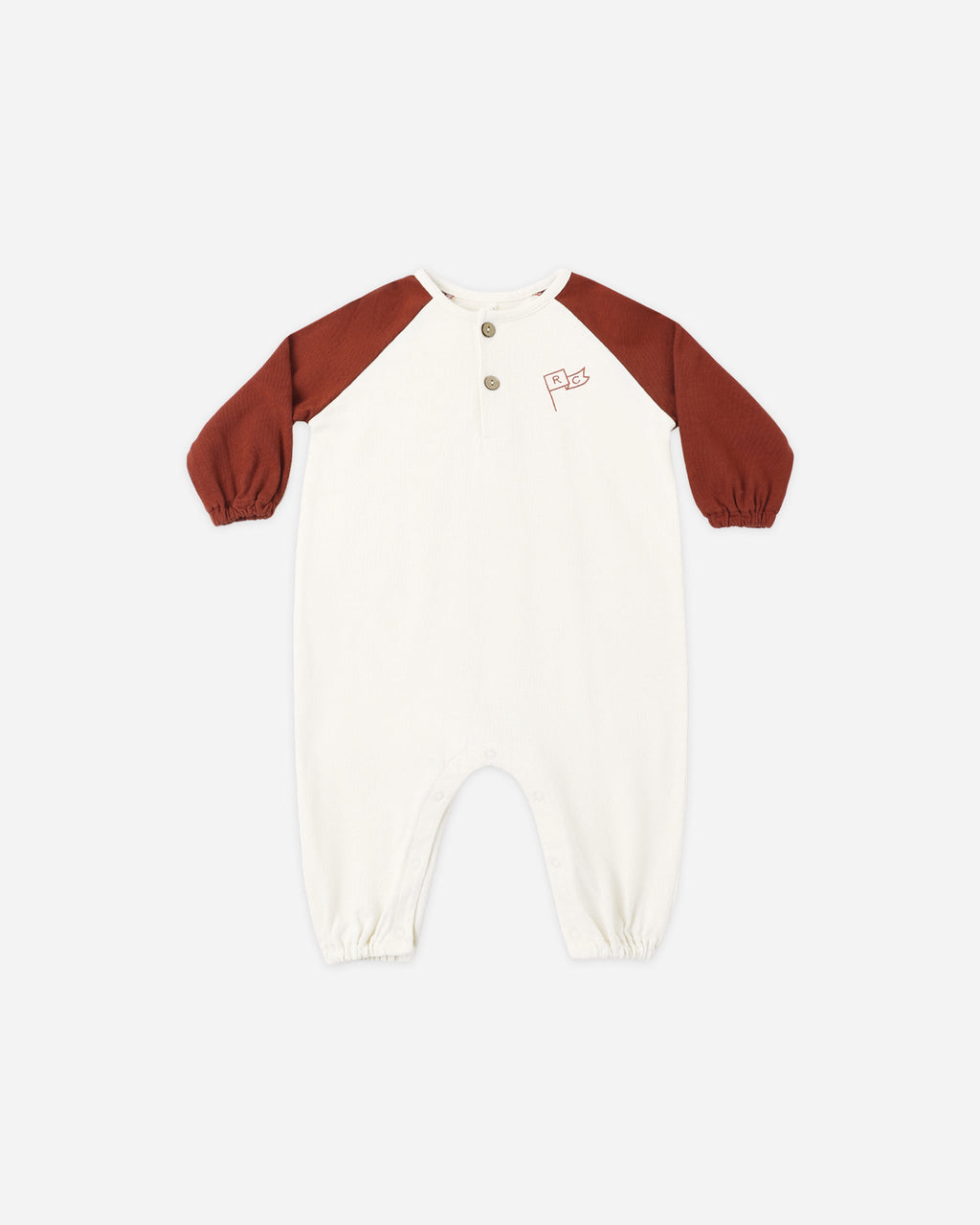 Henley Jumpsuit || Brick