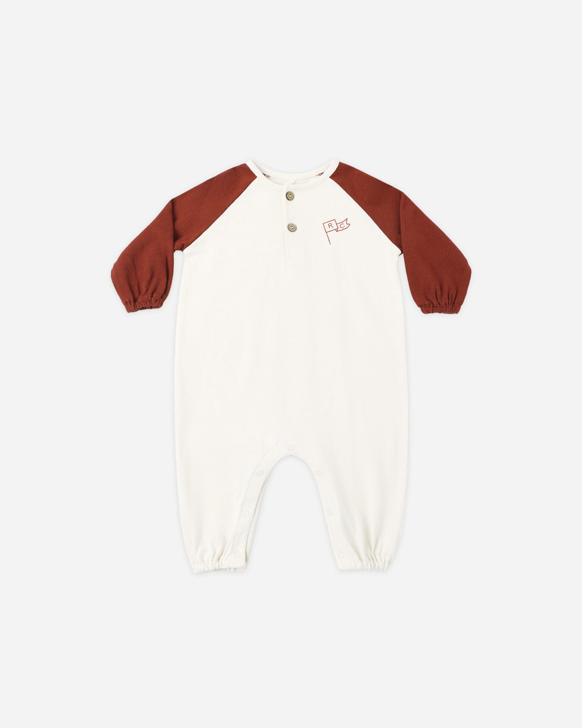 Henley Jumpsuit || Brick