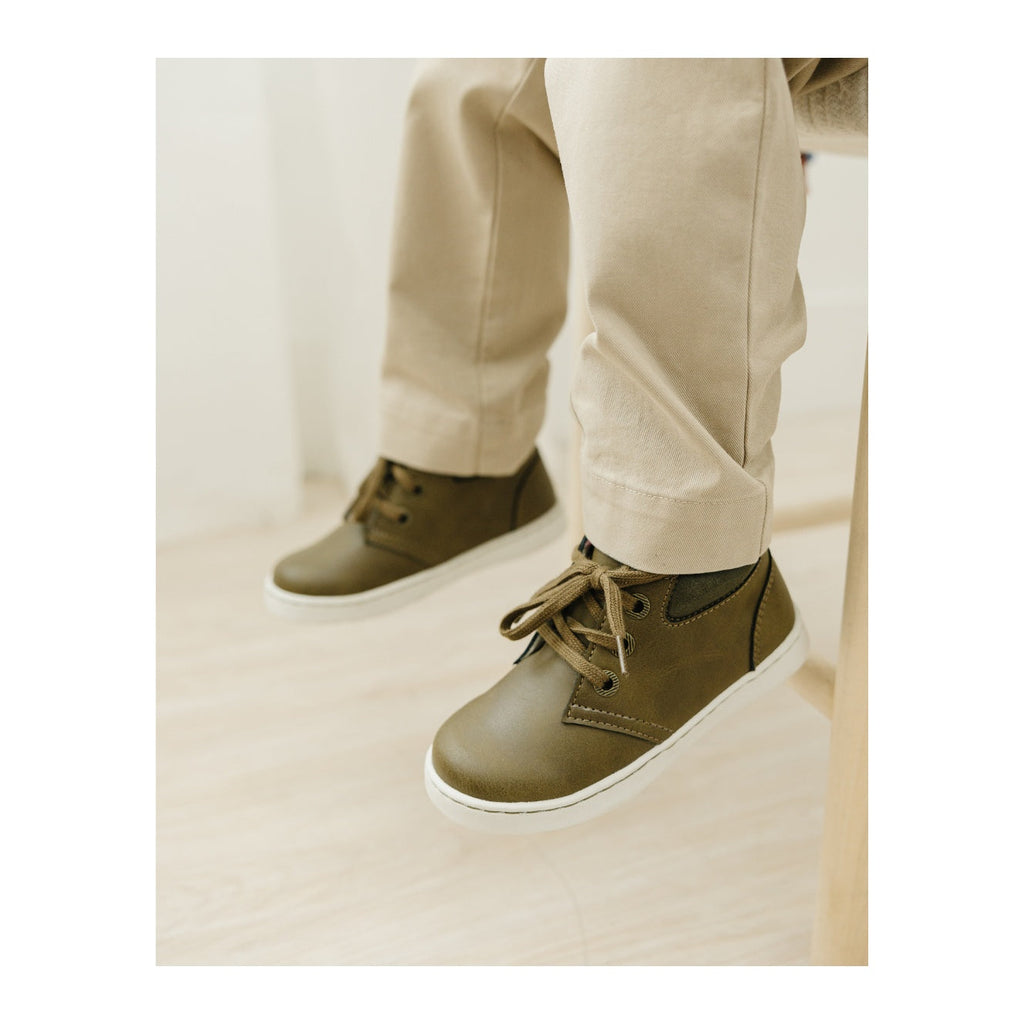 Ian Mid-Top Sneaker - Olive