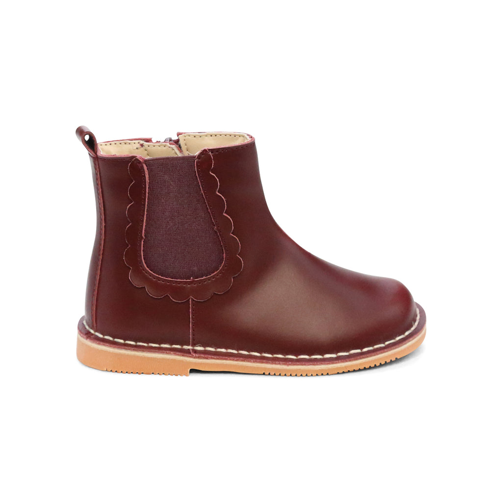 Kate Stitch Boot - Burgundy