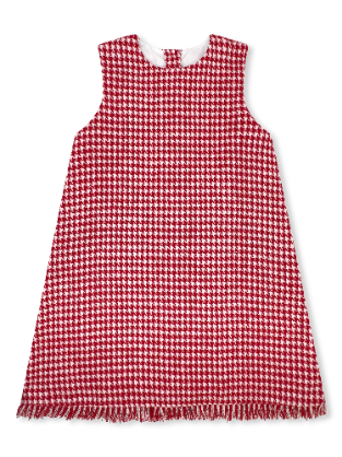 Fringe Jumper - Hartford Houndstooth