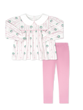 Layla Legging Set - Boxwood & Bows
