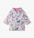 Little Pups Rain Coat - Sea Salt