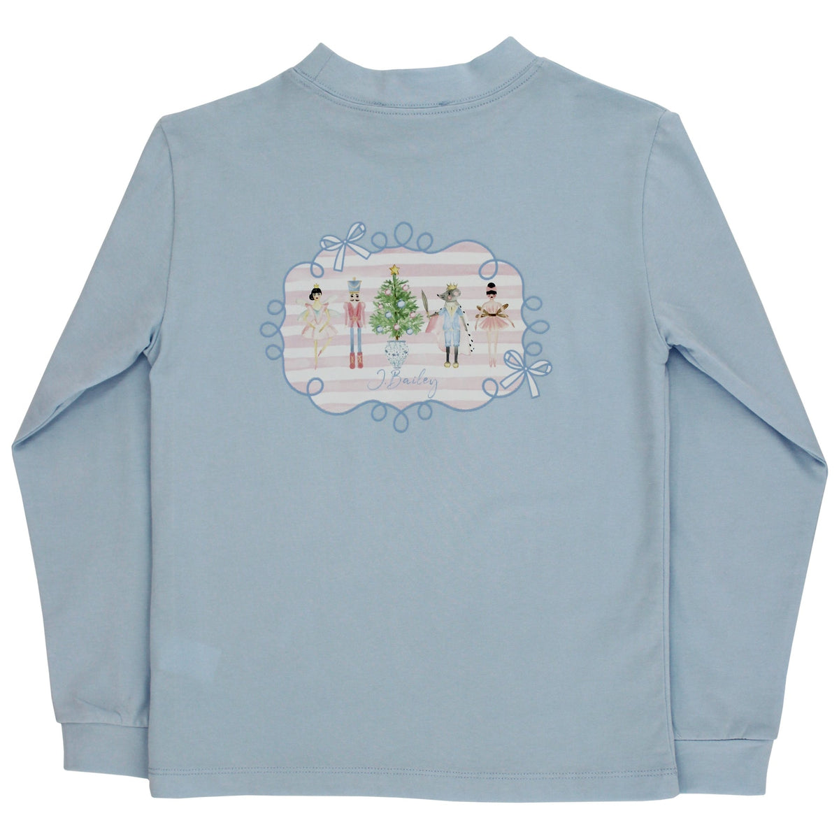 Girl's LS Logo Tee - Nutcracker