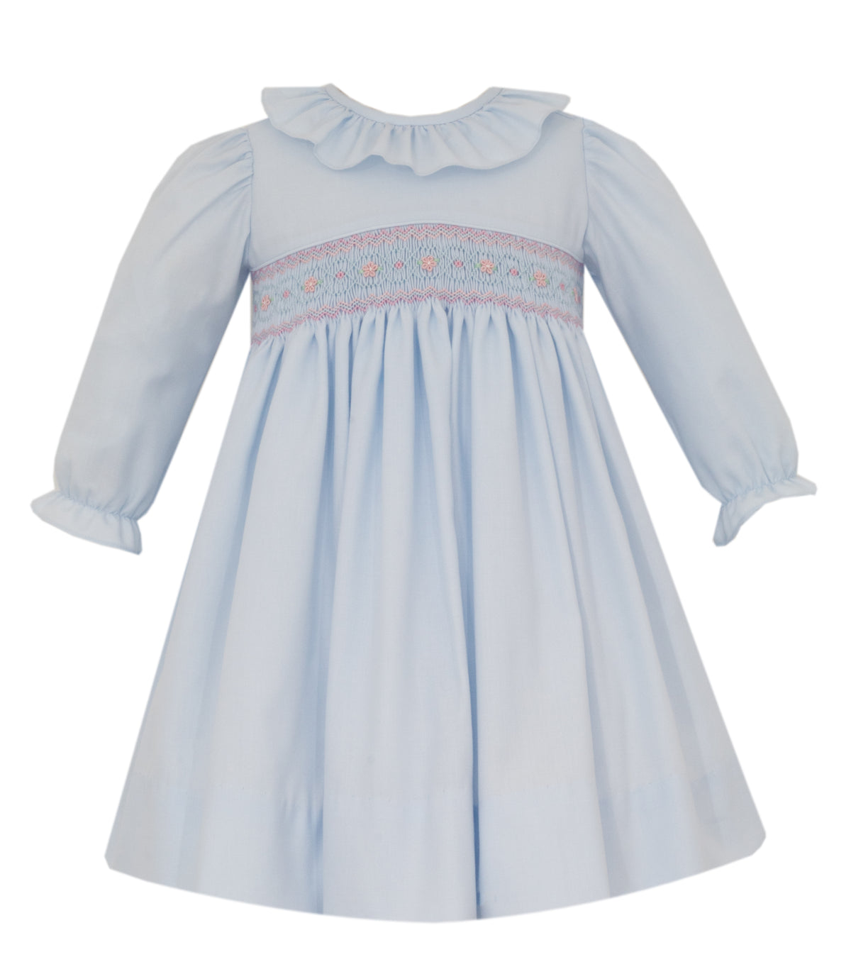 Macie Dress w/ Ruffle Collar - LB/LP