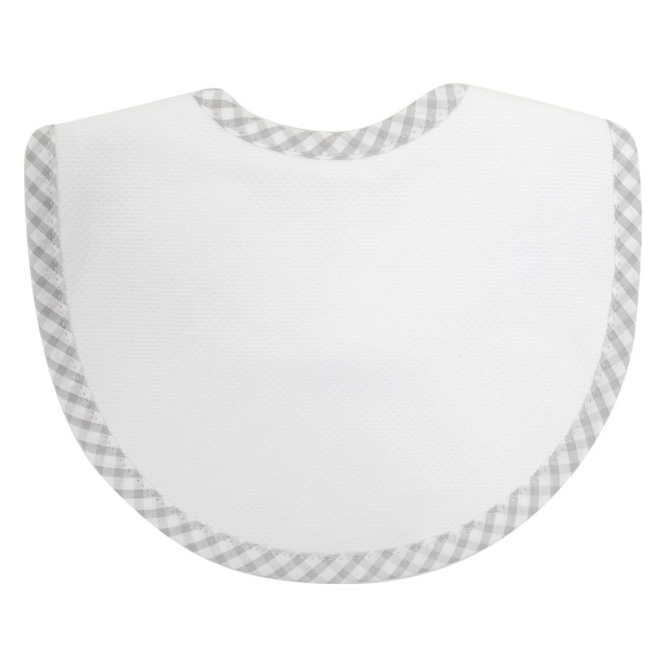 Medium Bib - Gray Check