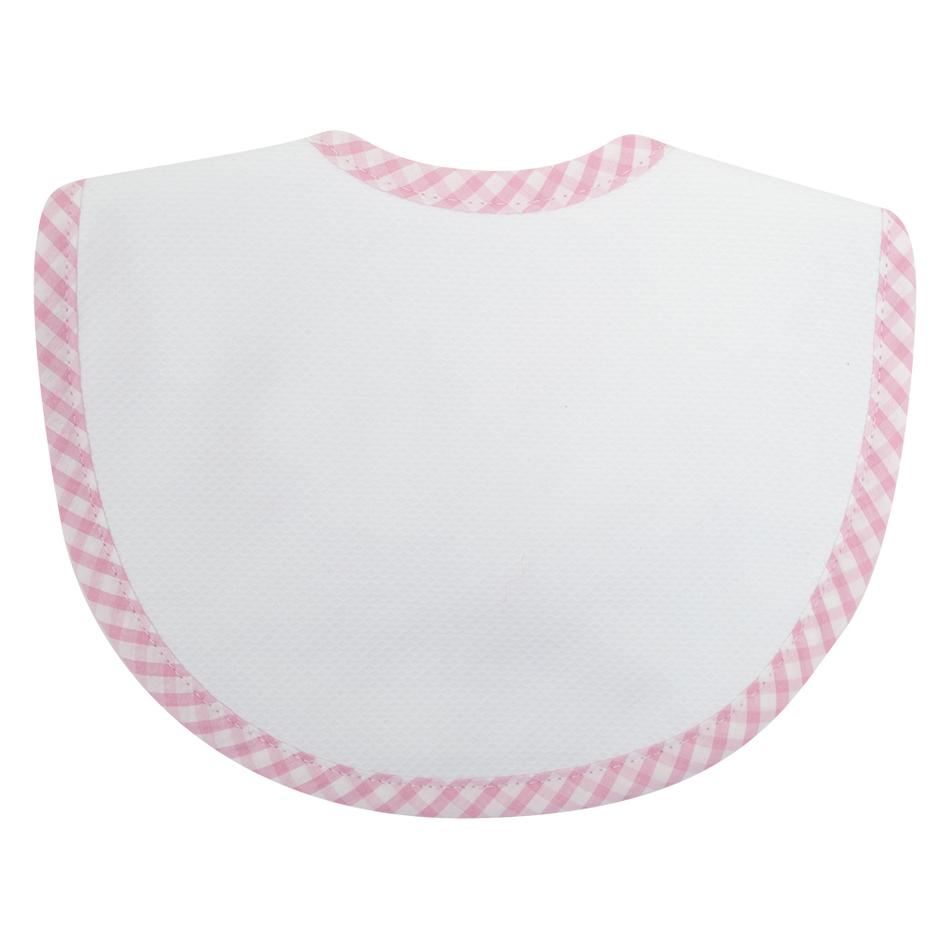 Medium Bib - Pink Check