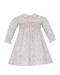 Mia Smocked Float Dress - Rose/Ivory Floral