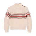 Girl's Organic Mock Neck Sweater