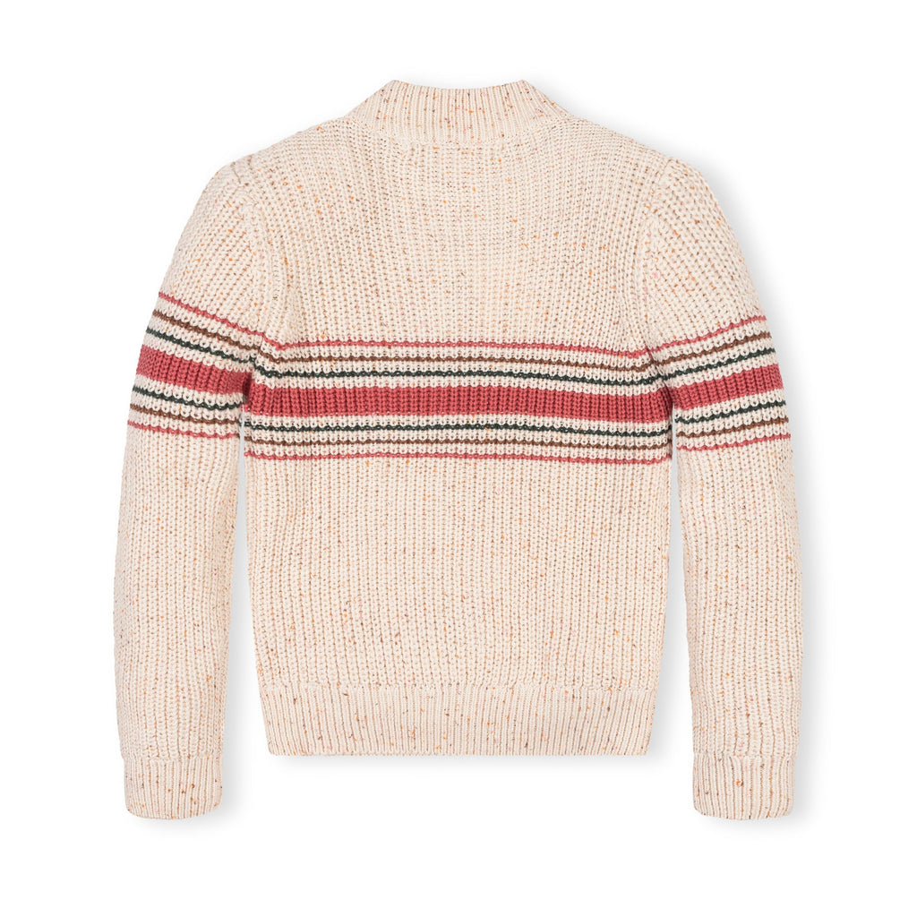 Girl's Organic Mock Neck Sweater