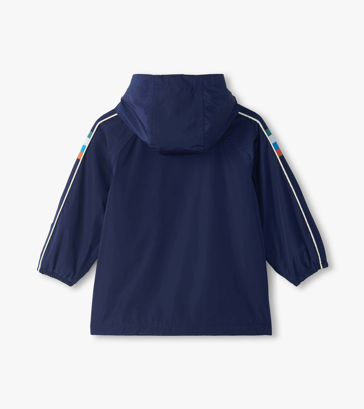 Navy Fleece Lined Rain Coat