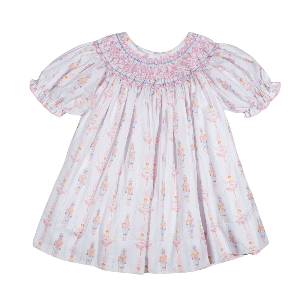 Nutcracker Smocked Dress
