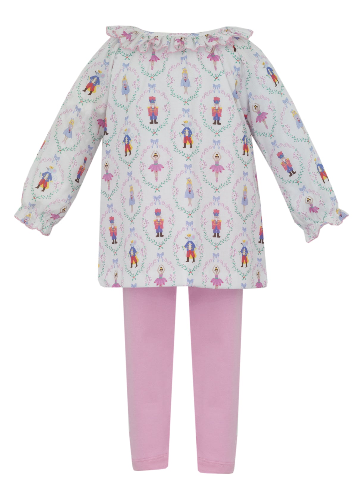 Nutcracker Print Tunic Set