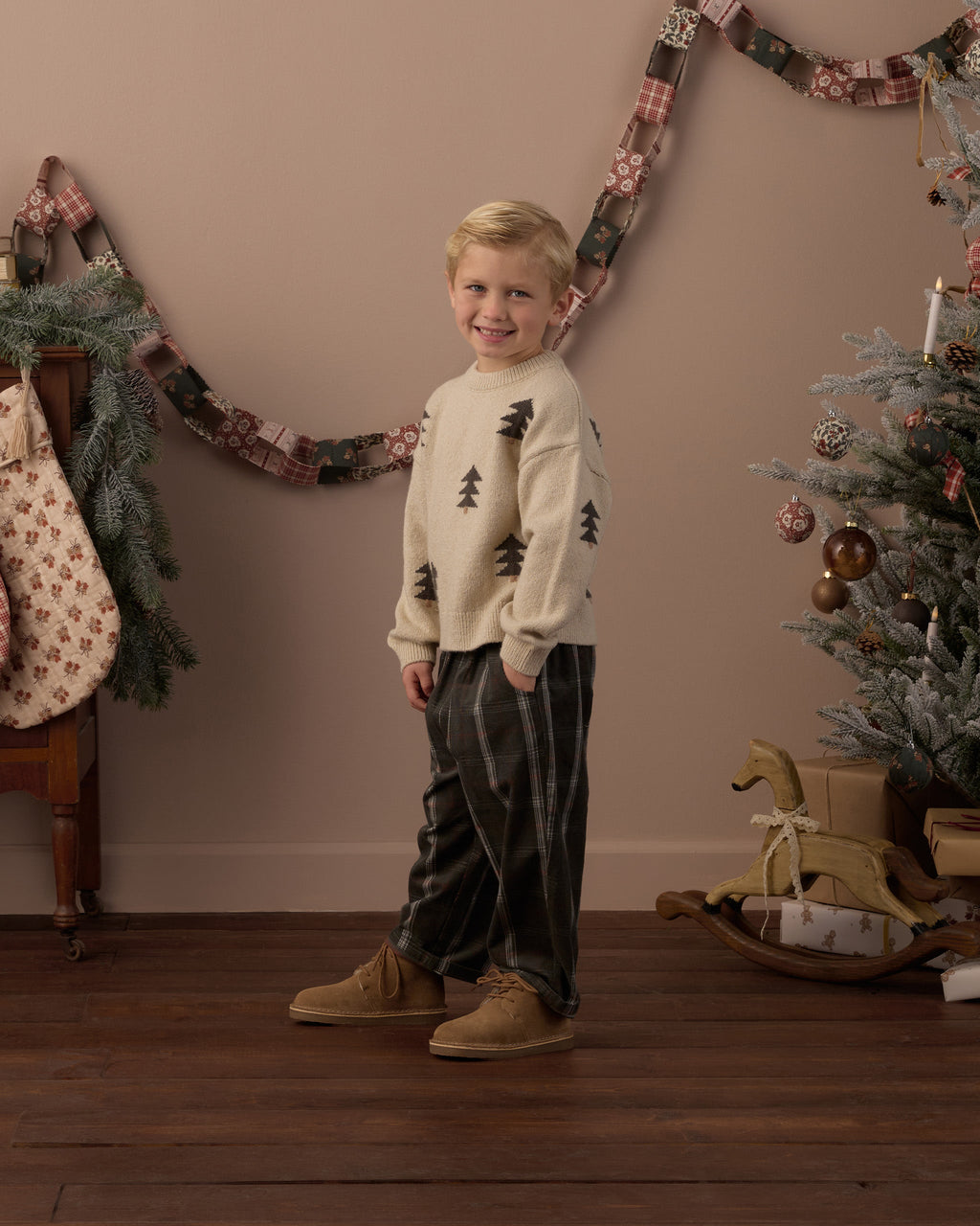 Palmer Pant || Holiday Plaid