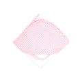 Fabric Hooded Towel - Pink Check