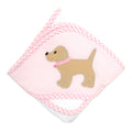 Box Hooded Towel - Pink Lab