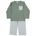 Porter Pant Set - Sage Stripe