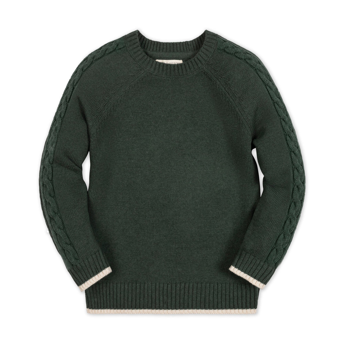 Organic Raglan Sweater - Forest