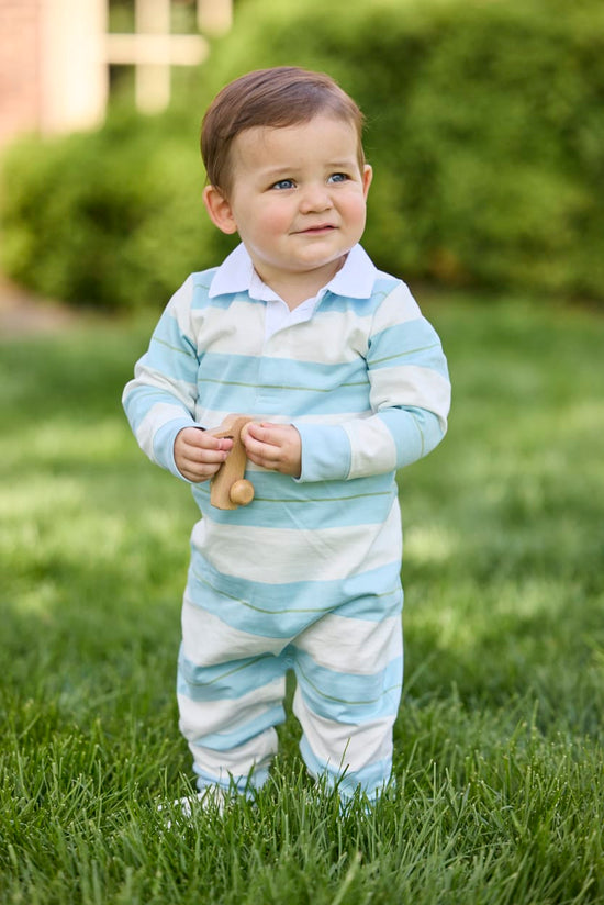 Rugby Romper - Fondren Stripe