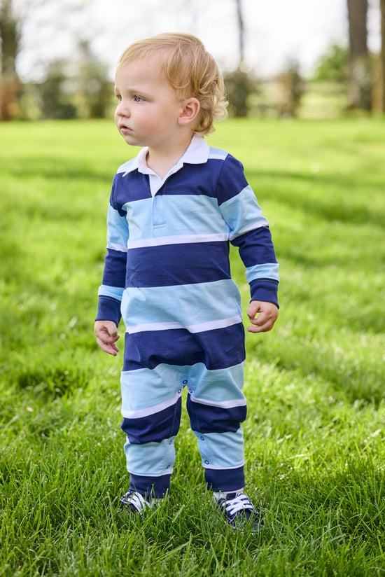 Rugby Romper - Varsity Stripe