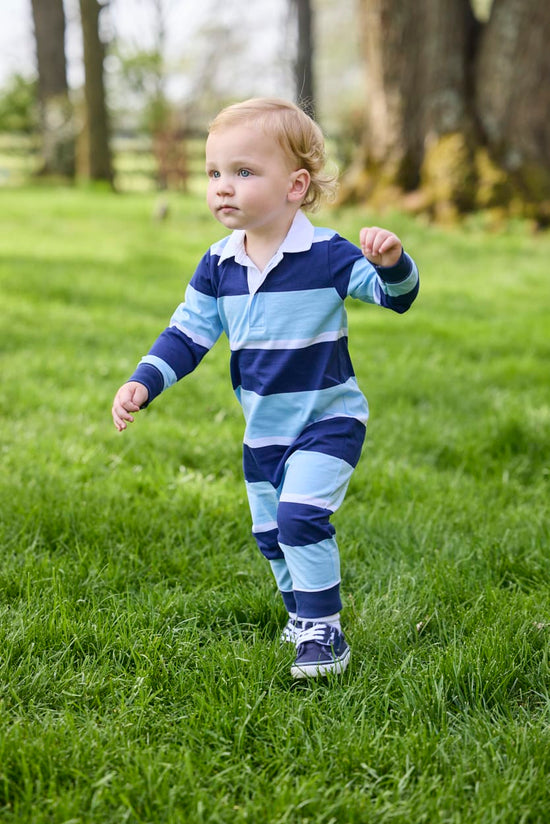 Rugby Romper - Varsity Stripe