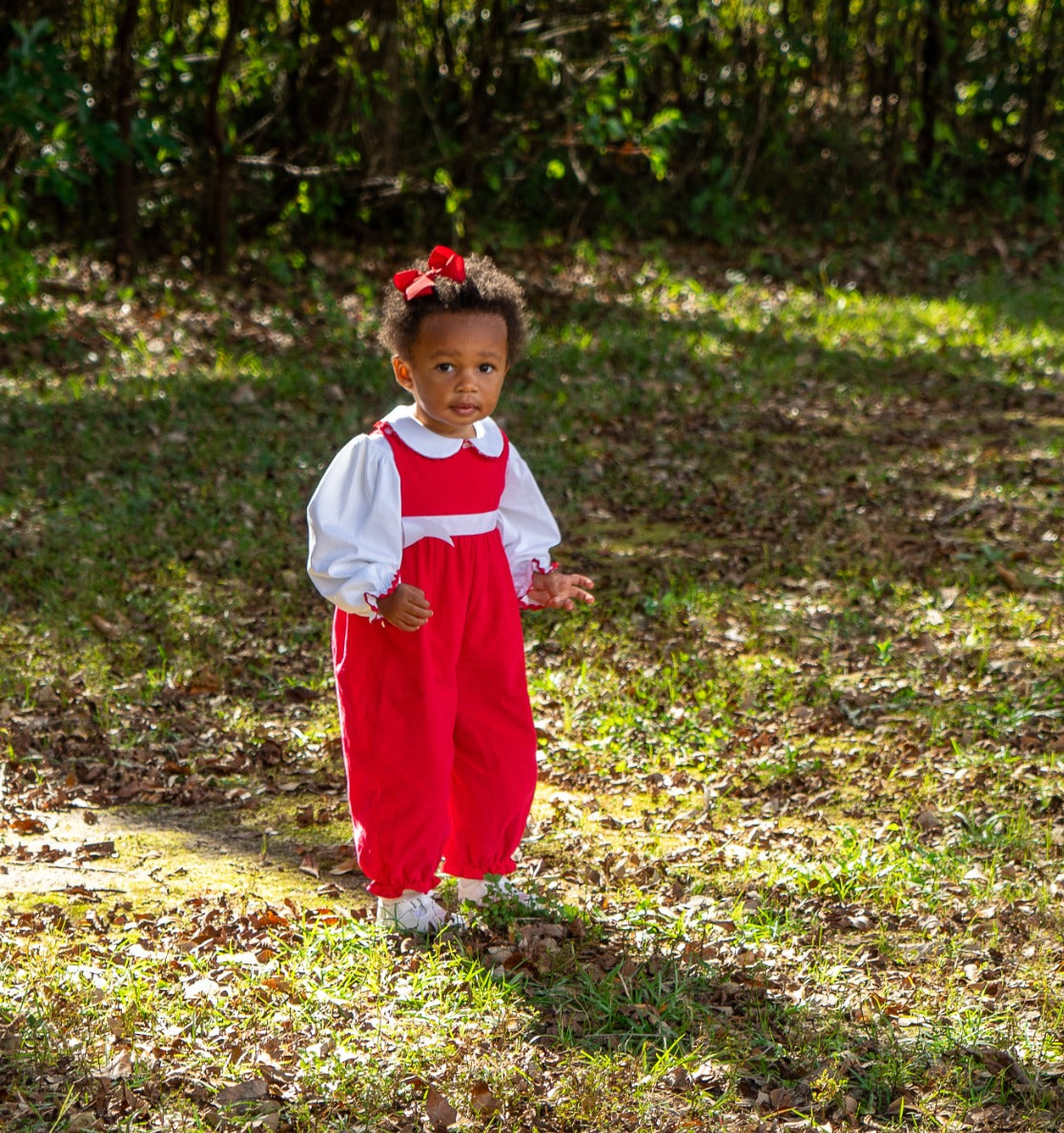 Rosie Romper - Red Cord.
