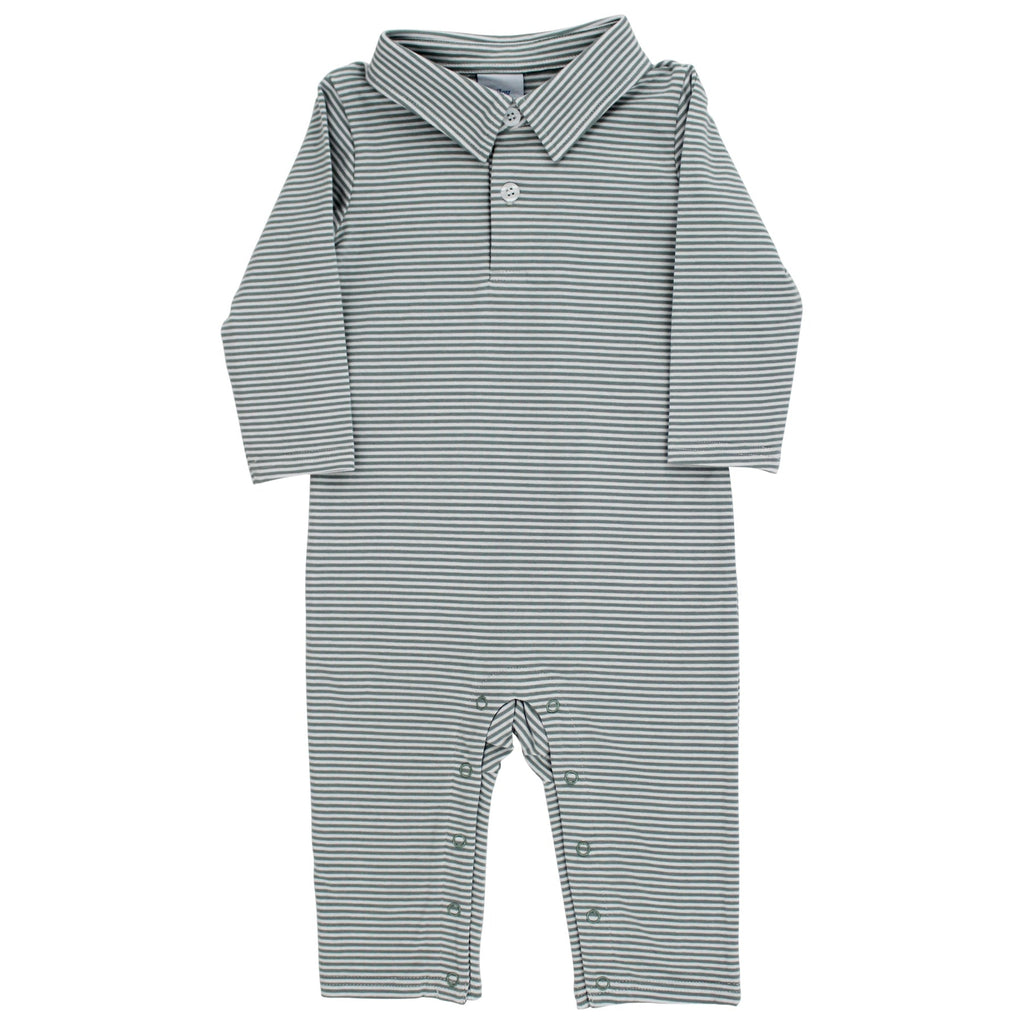 Playsuit - Sage Stripe
