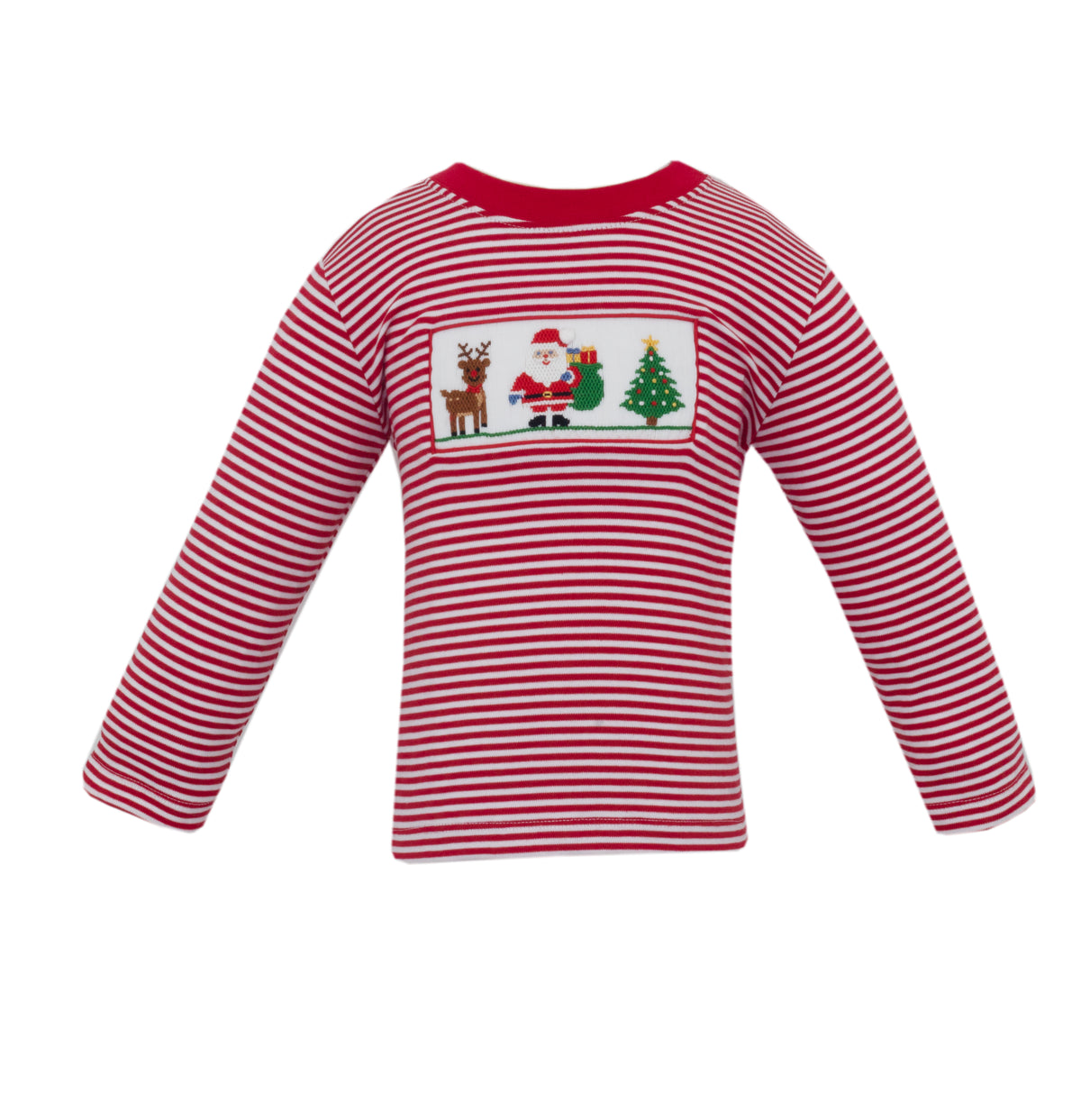 Boy's Santa Smocked Pant Set