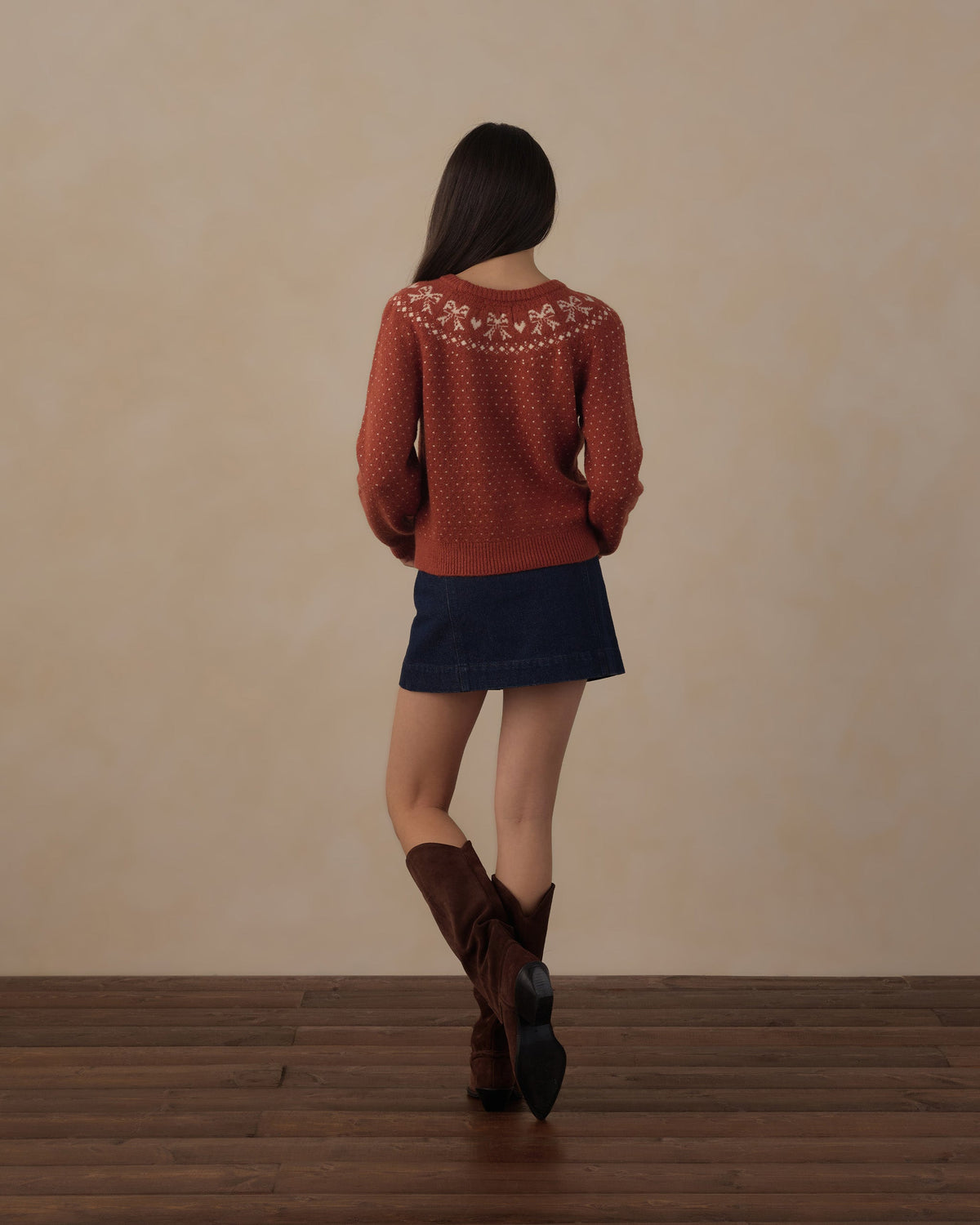 Teen Fair Isle Sweater || Ruby