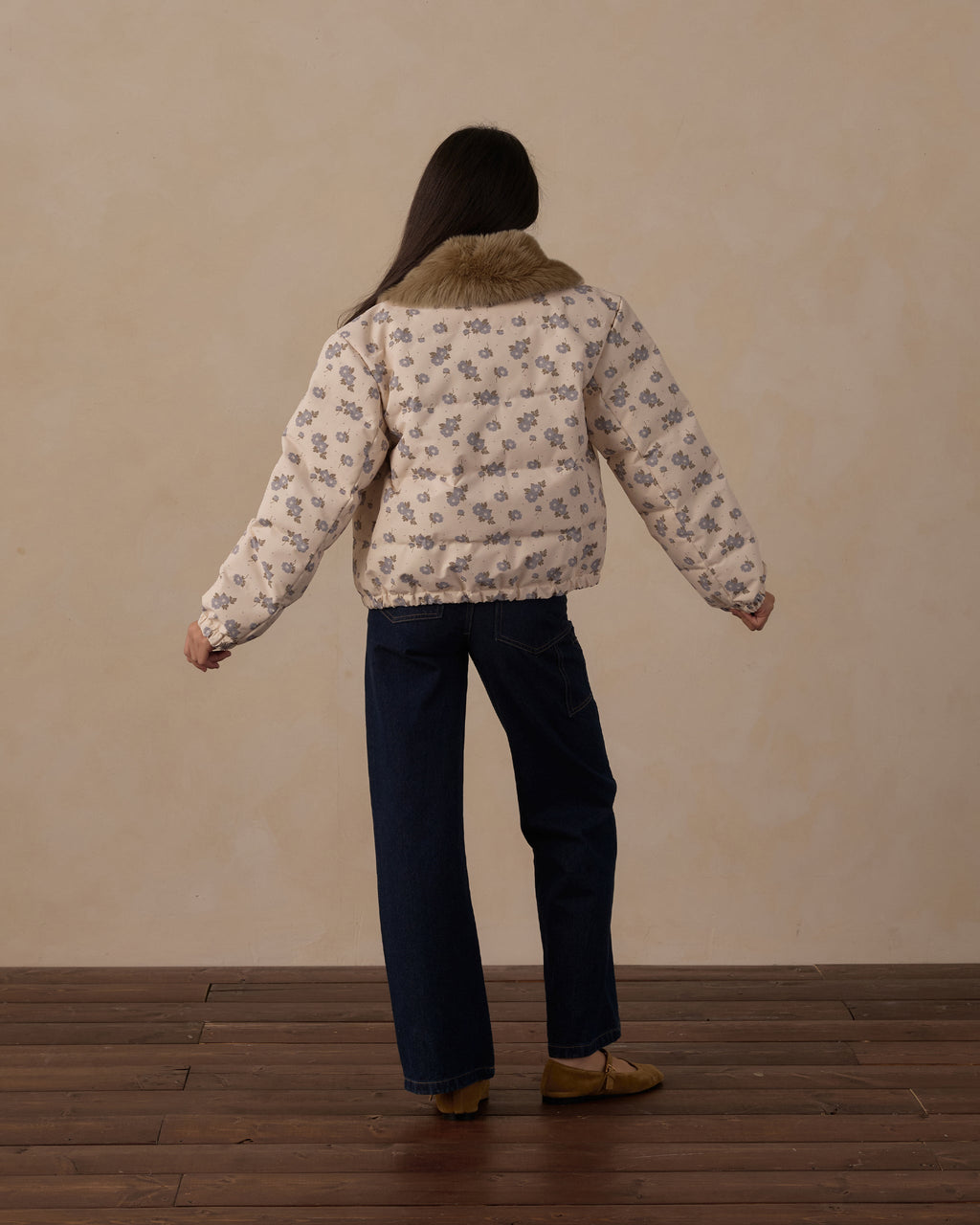 Teen Idyllwild Jacket || Blue Floral