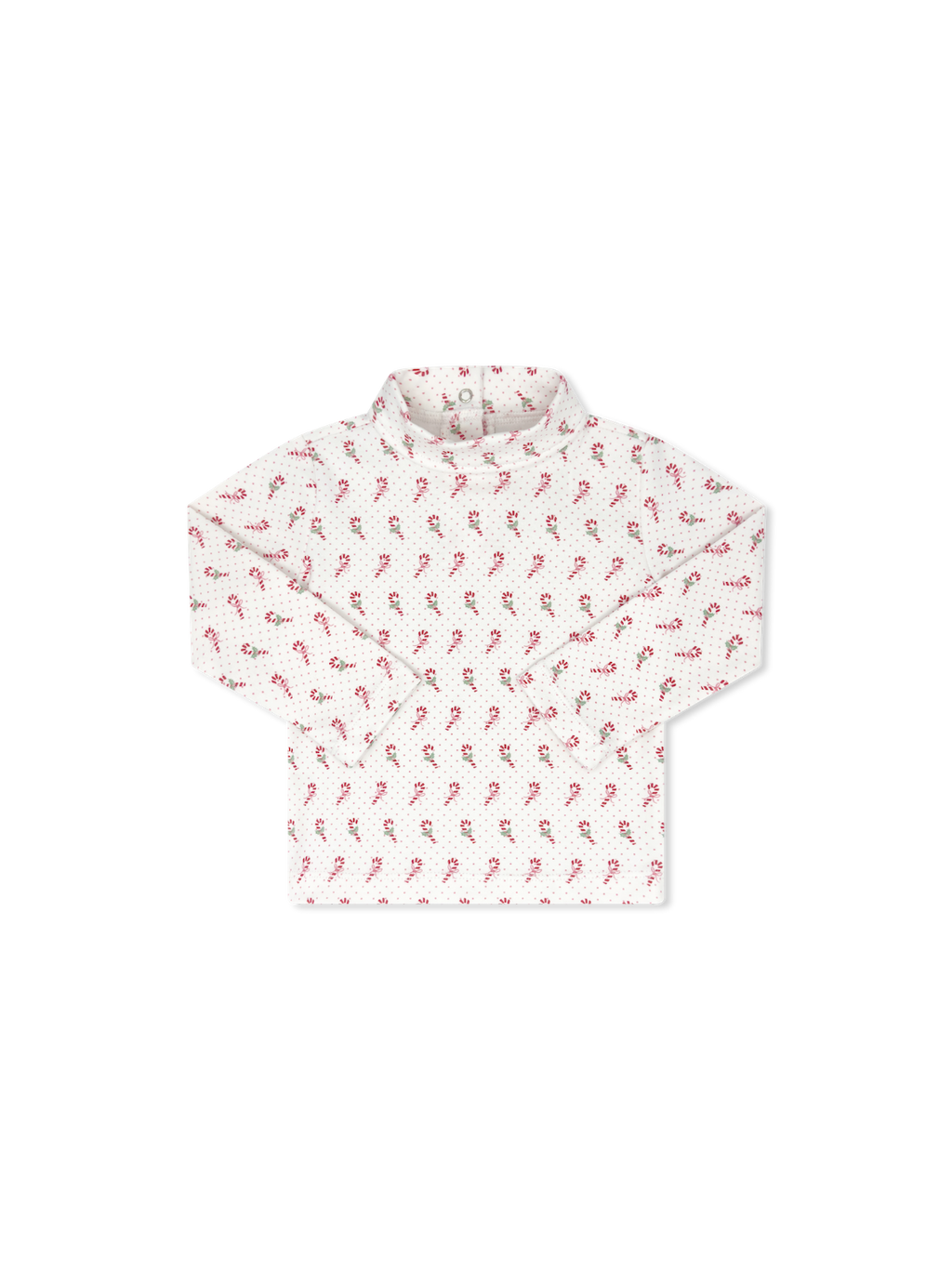 Tiny Tot Turtleneck - Pk. Candy Cane