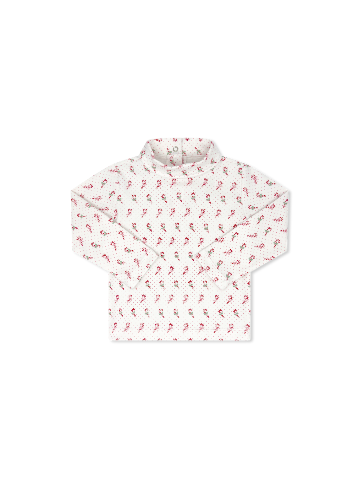 Tiny Tot Turtleneck - Pk. Candy Cane