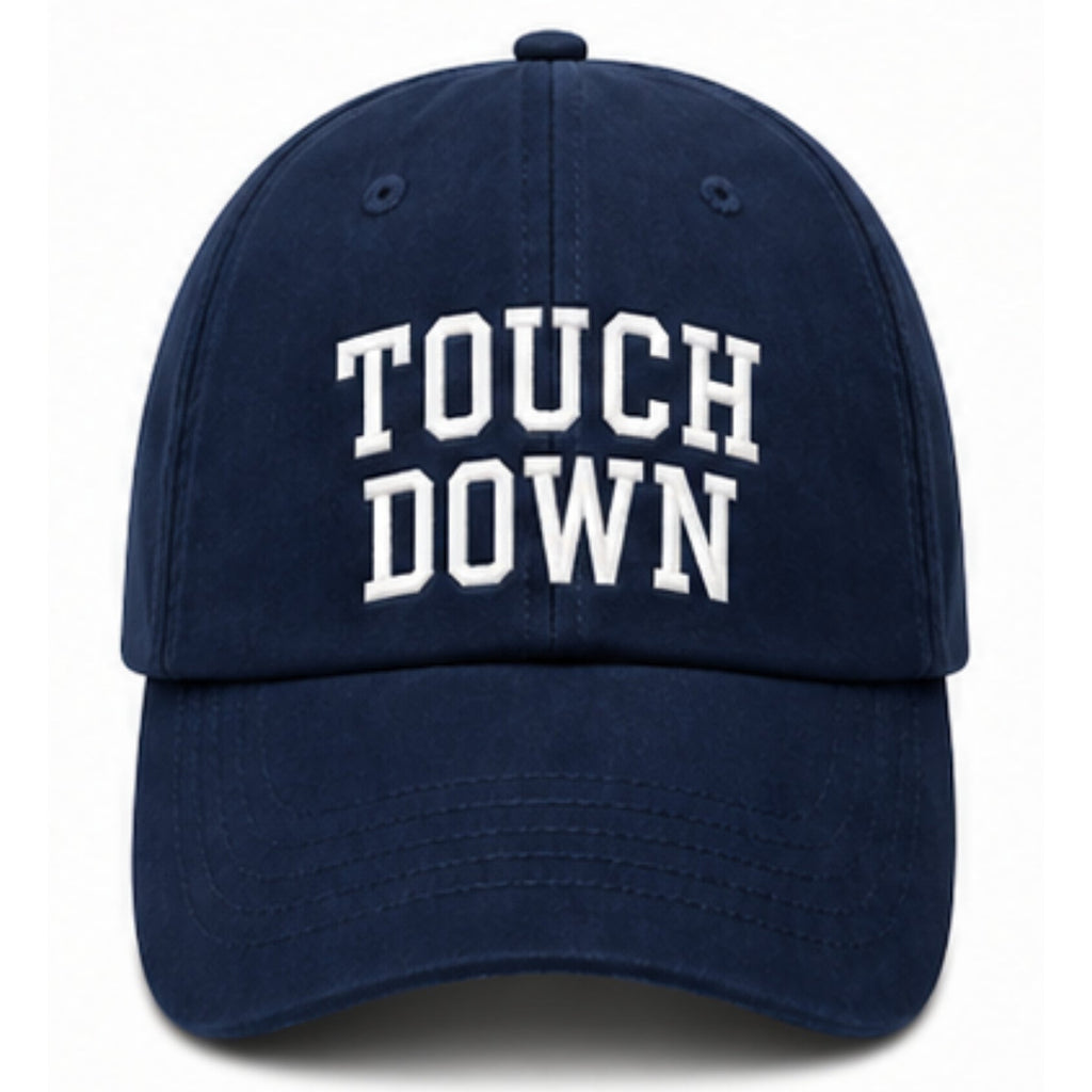 Touch Down Baseball Hat - Navy