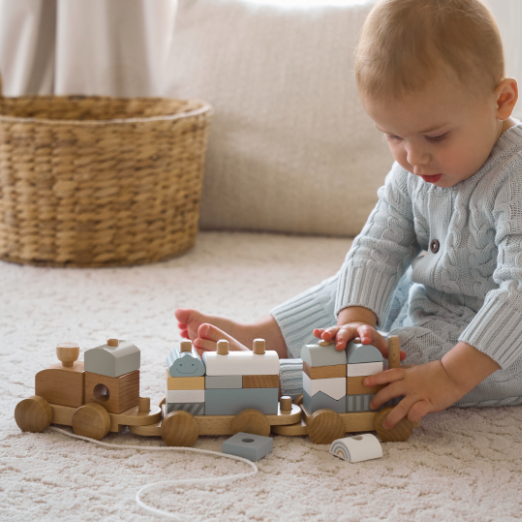 Wooden Pull Toy - Train