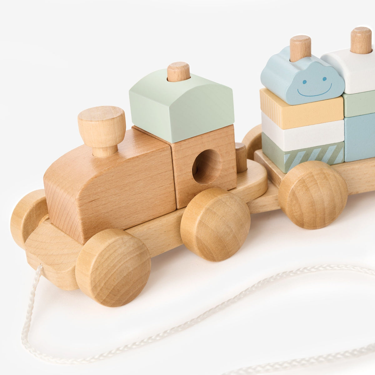 Wooden Pull Toy - Train