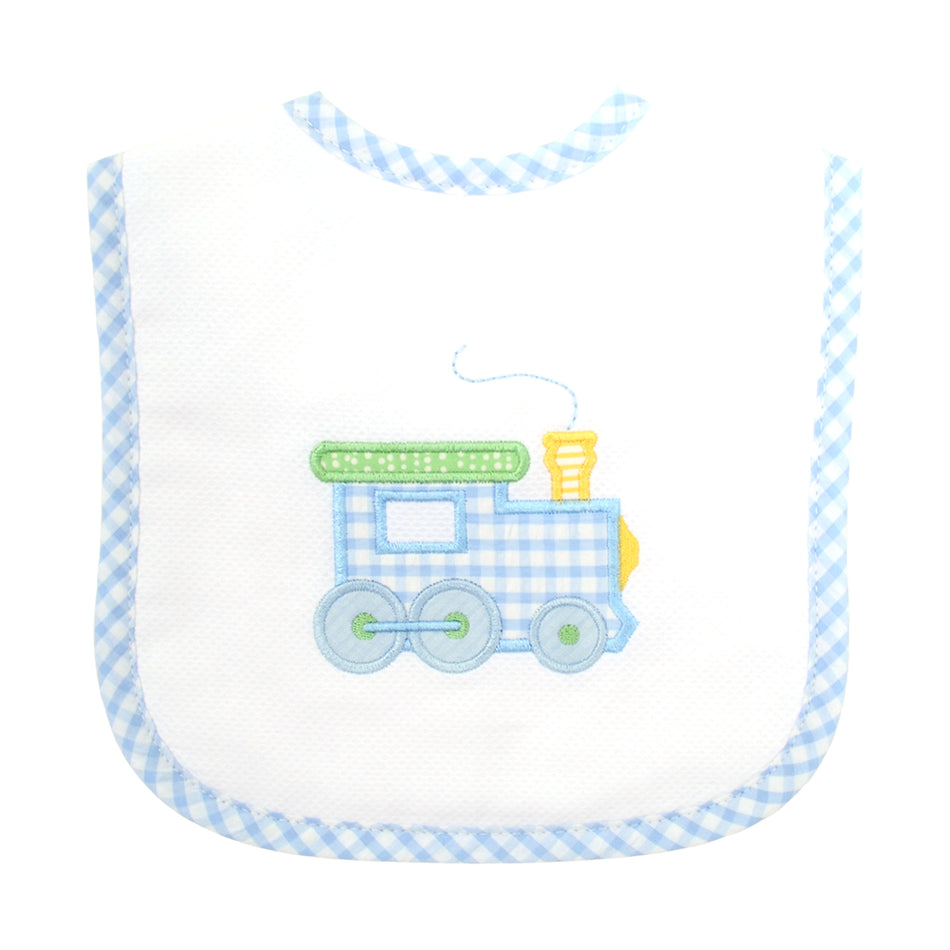 Applique Bib - Train