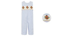 Smocked Turkey Jon Jon - Bl. Check